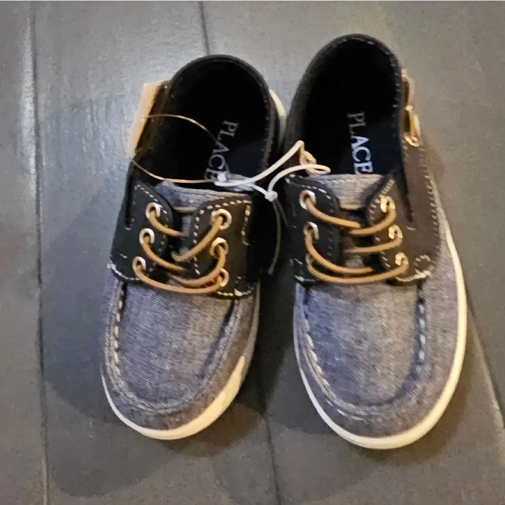 The Children’s PlaceToddler Boys Chambray Boat Shoes - Navy toddler size 7